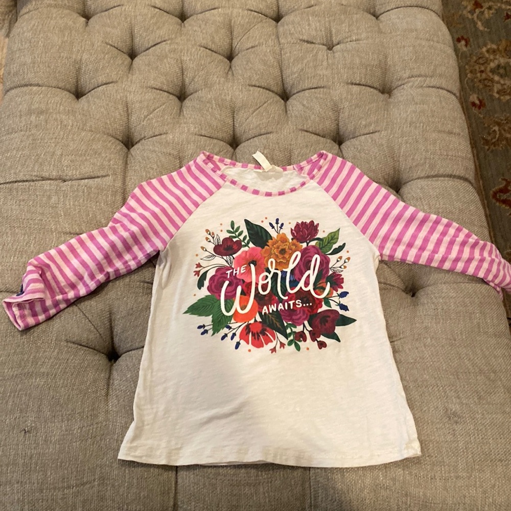 Matilda Jane quarter length shirt girls 12